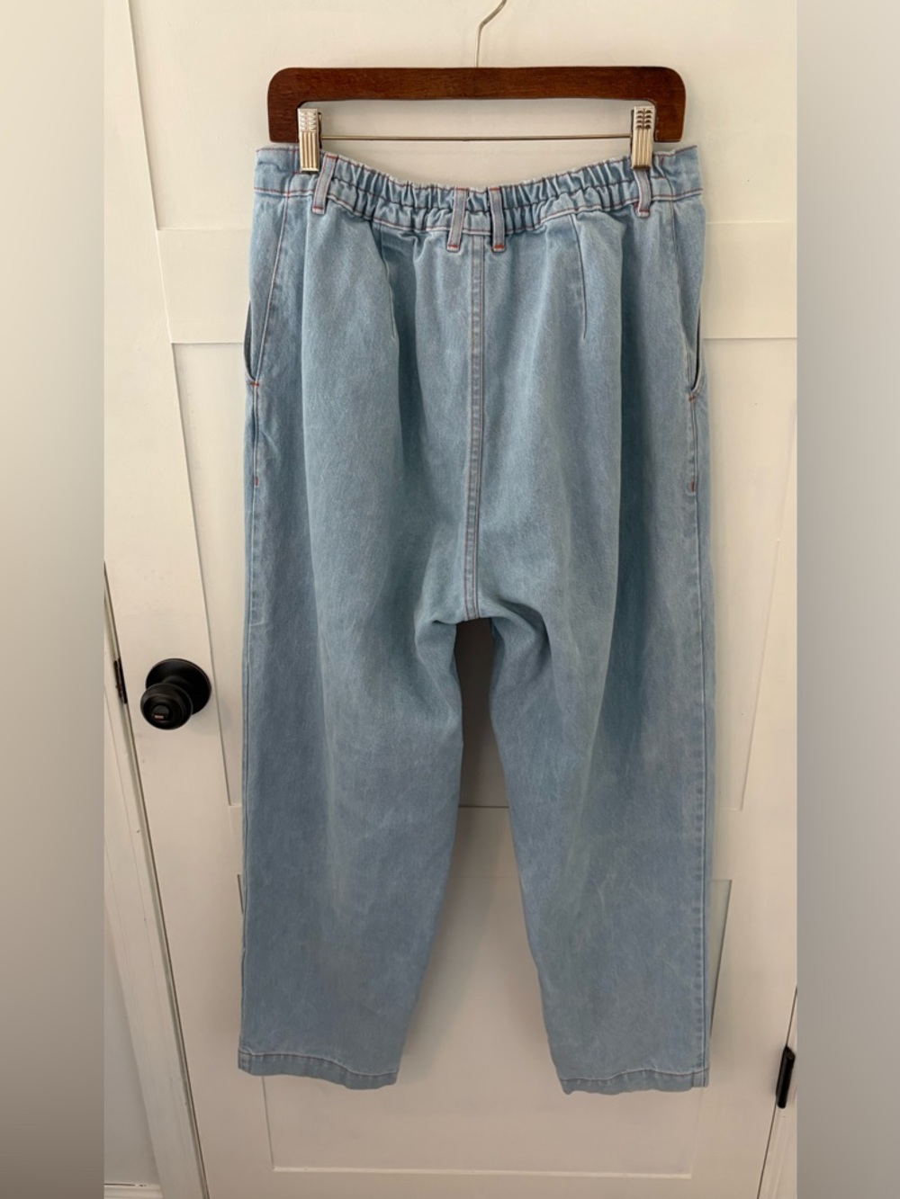 Big Bud Press Denim Hi-Rise Trousers. Size Large. - Picture 4 of 16
